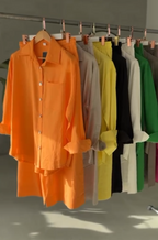 Women's Linen Shirt & Trouser Set