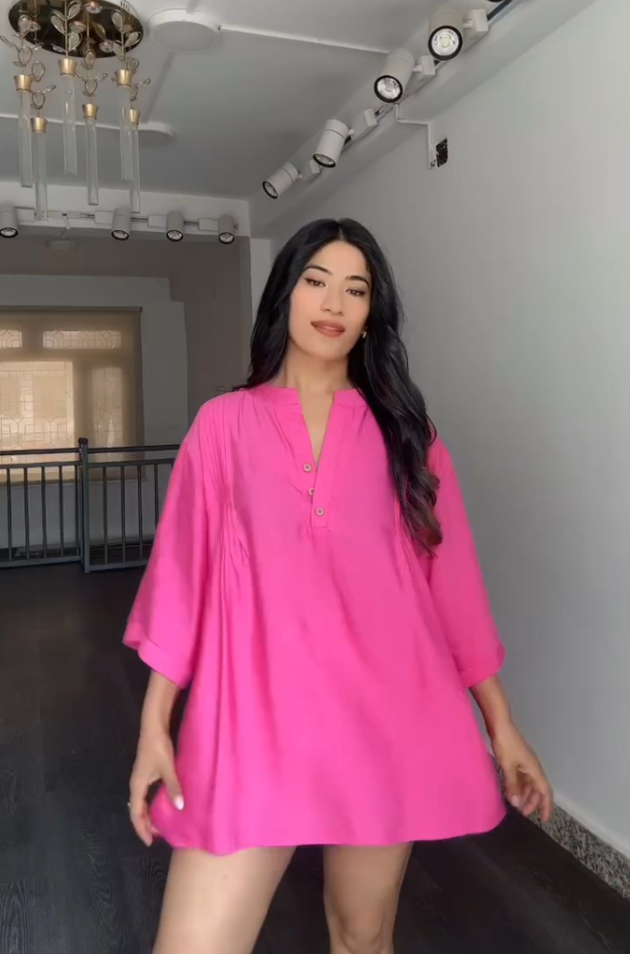 Women's Short Frock Style Shirt