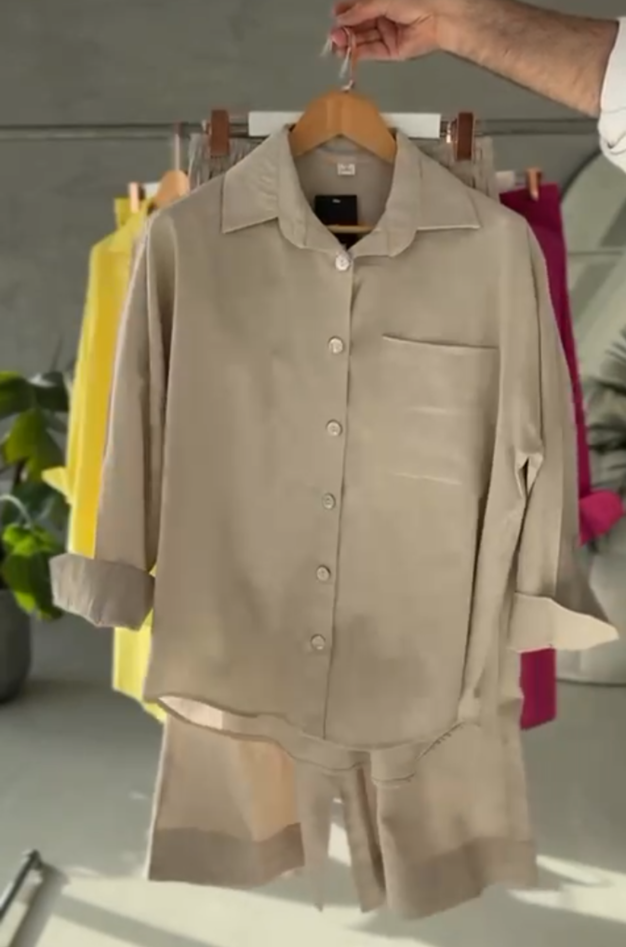 Women's Linen Shirt & Trouser Set