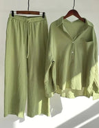 Women's Linen Shirt & Trouser Set
