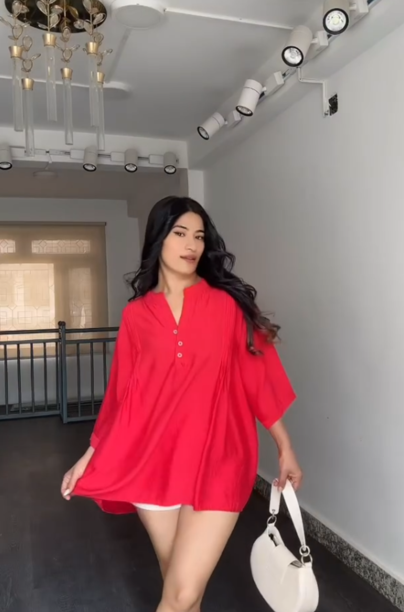 Women's Short Frock Style Shirt