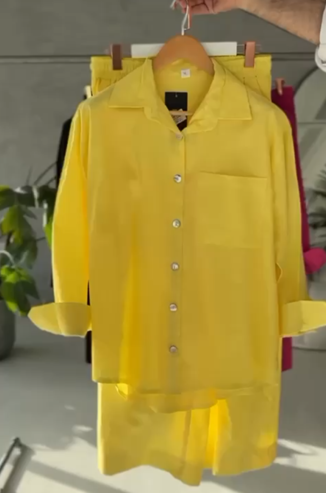 Women's Linen Shirt & Trouser Set