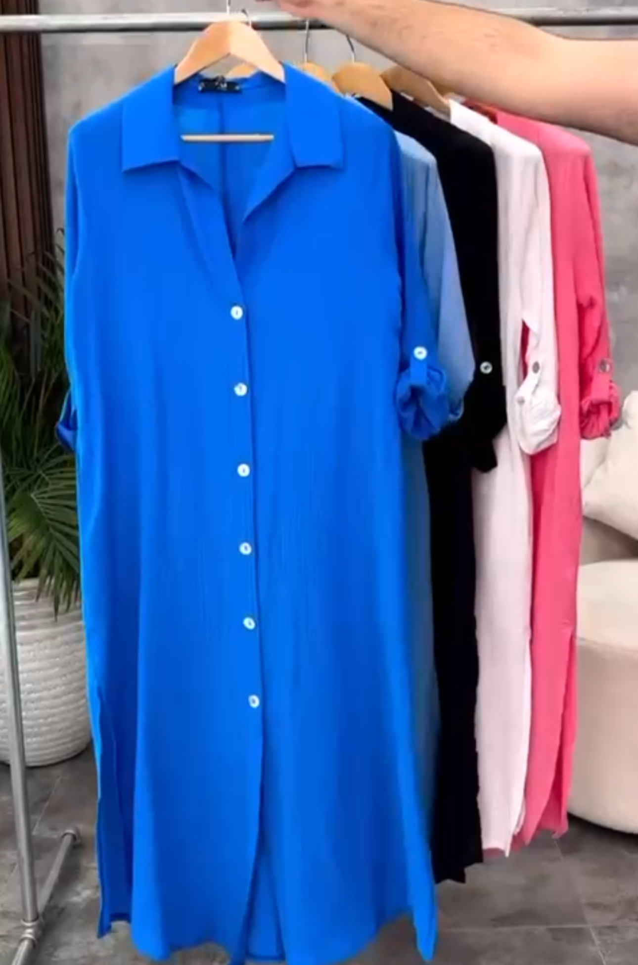 Women's Shirt Dresses | Long Shirt Dress For Women |