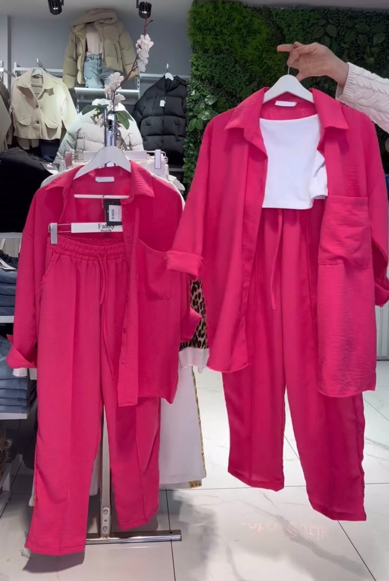 Women's Linen Shirt & Trouser Set