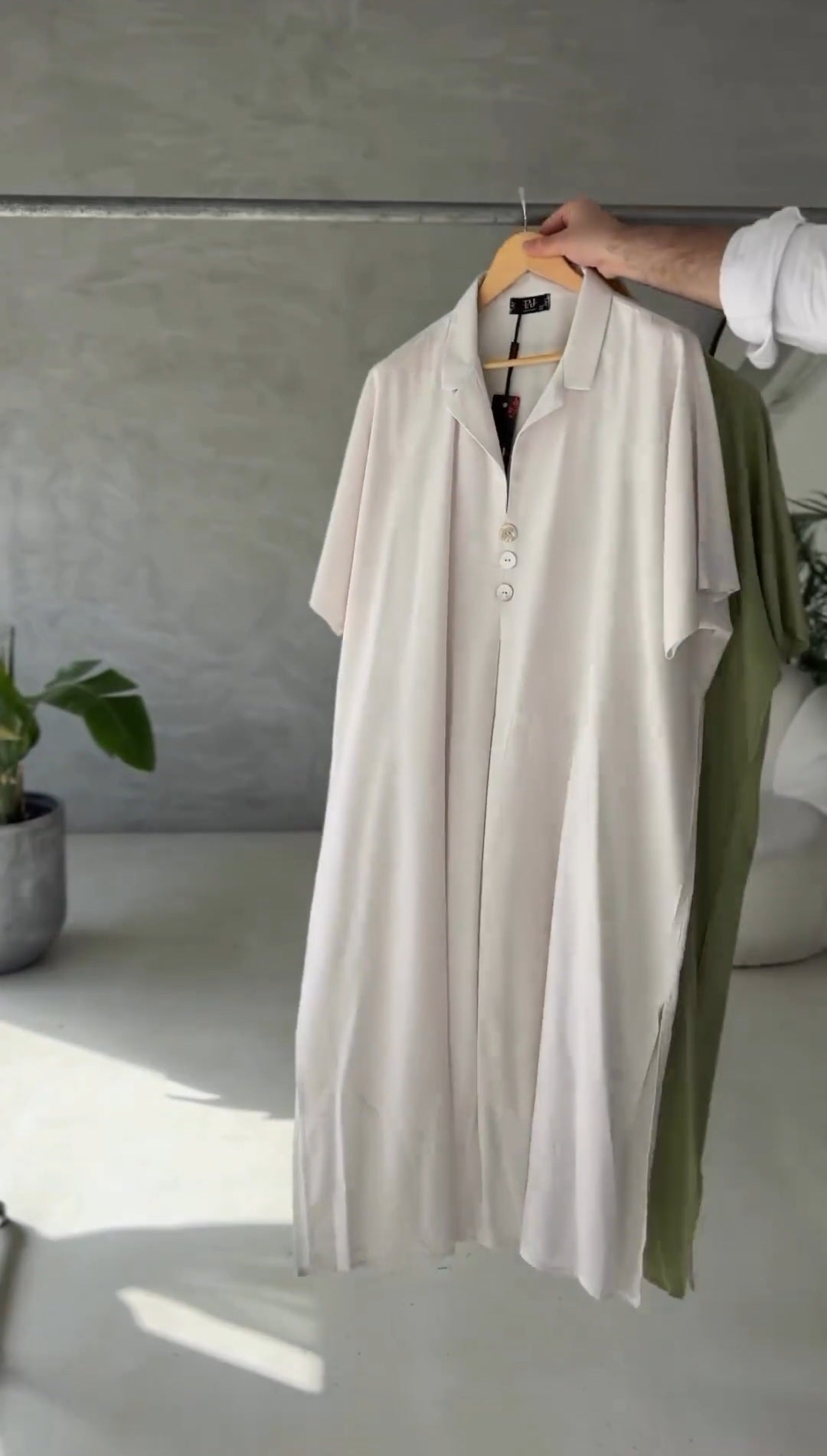 Women's Linen Long Shirt