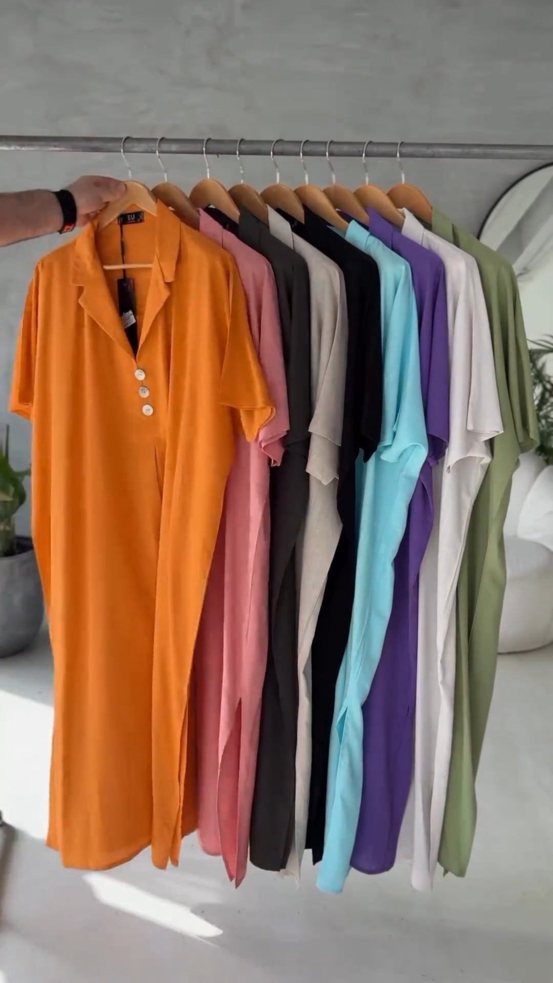 Women's Linen Long Shirt