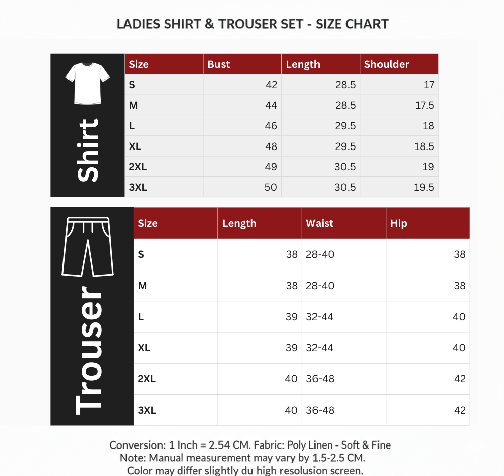Women's Shirt & Trouser Set
