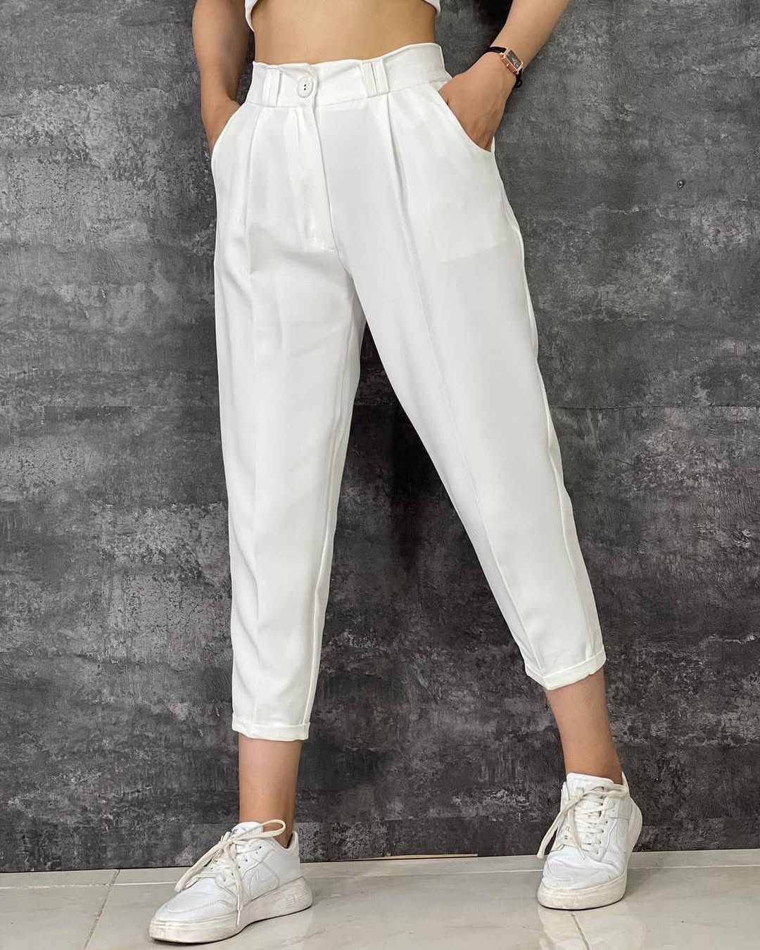 Elastic Back Women’s Chino Pants