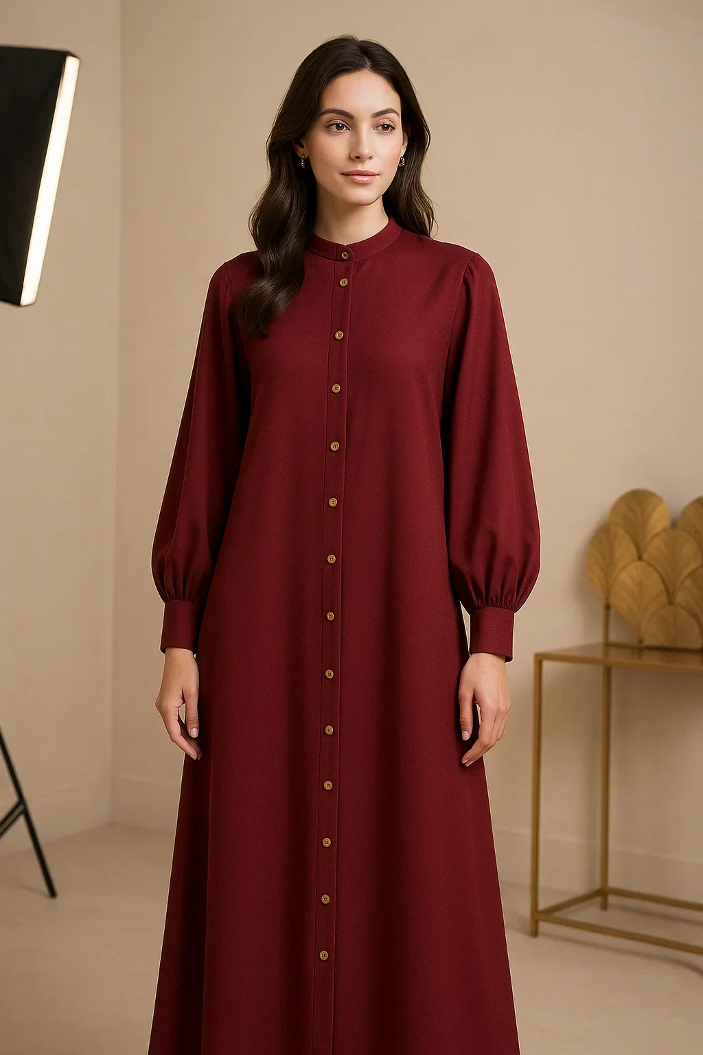 Women's Poly Linen Long Shirt